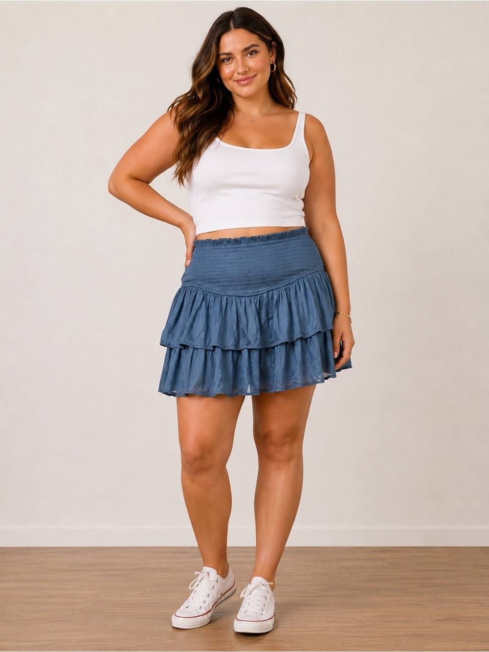ALTAR’D State Ruffled Mini Skirt